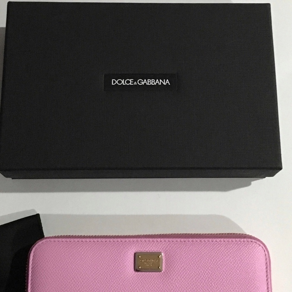 Dolce&Gabbana  Zipper Wallet 100% Leather